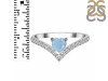 Aquamarine & White Topaz Ring AQM-RDR-2749.