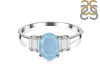 Aquamarine & White Topaz Ring AQM-RDR-2861.