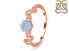 Aquamarine & White Topaz Ring AQM-RDR-2981.
