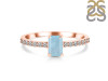 Aquamarine & White Topaz Ring AQM-RDR-3118.