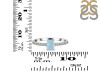 Aquamarine & White Topaz Ring AQM-RDR-3118.