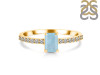 Aquamarine & White Topaz Ring AQM-RDR-3118.