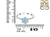 Aquamarine & White Topaz Ring AQM-RDR-3140.