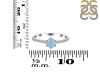 Aquamarine & White Topaz Ring AQM-RDR-3143.