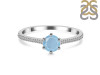 Aquamarine & White Topaz Ring AQM-RDR-3143.