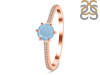 Aquamarine & White Topaz Ring AQM-RDR-3143.