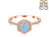Aquamarine & White Topaz Ring AQM-RDR-3146.