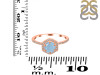Aquamarine & White Topaz Ring AQM-RDR-3146.