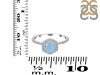 Aquamarine & White Topaz Ring AQM-RDR-3146.