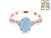 Aquamarine & White Topaz Ring AQM-RDR-3148.