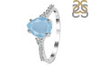 Aquamarine & White Topaz Ring AQM-RDR-3148.