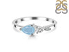 Aquamarine  & White Topaz Ring AQM-RDR-3238.