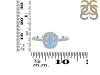 Aquamarine & White Topaz Ring AQM-RDR-3263.
