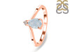 Aquamarine & White Topaz Ring AQM-RR-374.