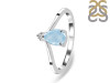 Aquamarine & White Topaz Ring AQM-RR-374.
