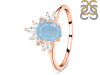 Aquamarine & White Topaz Ring AQM-RR-405.