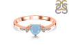 Aquamarine & White Topaz Ring AQM-RR-424.