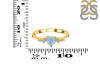 Aquamarine & White Topaz Ring AQM-RR-424.