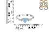 Aquamarine & White Topaz Ring AQM-RR-424.