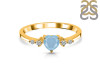 Aquamarine & White Topaz Ring AQM-RR-424.