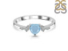 Aquamarine & White Topaz Ring AQM-RR-424.