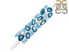 Agate (Seafoam)/Larimar/Blue Topaz Bracelet-BJ ASF-11-17