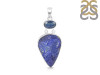 Azurite Druzy/Kyanite Pendant-SP AZR-1-106