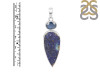 Azurite Druzy/Kyanite Pendant-SP AZR-1-118