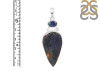 Azurite Druzy/Kyanite Pendant-SP AZR-1-119