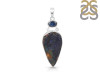 Azurite Druzy/Kyanite Pendant-SP AZR-1-119