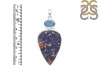 Azurite Druzy/Kyanite Pendant-SP AZR-1-125