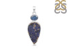 Azurite Druzy/Kyanite Pendant-SP AZR-1-126