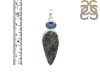 Azurite Druzy/Kyanite Pendant-SP AZR-1-128