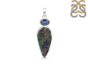 Azurite Druzy/Kyanite Pendant-SP AZR-1-128
