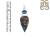 Azurite Druzy/Kyanite Pendant-SP AZR-1-129