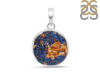 Azurite Druzy Pendant-SP AZR-1-39