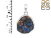Azurite Druzy Pendant-SP AZR-1-42