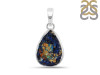 Azurite Druzy Pendant-SP AZR-1-47