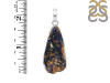 Azurite Druzy Pendant-SP AZR-1-53