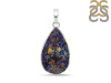 Azurite Druzy Pendant-SP AZR-1-54