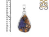 Azurite Druzy Pendant-SP AZR-1-82