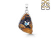 Azurite Druzy Pendant-SP AZR-1-87