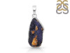 Azurite Druzy Pendant-SP AZR-1-89