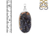 Azurite Druzy Pendant-SP AZR-1-92