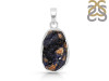 Azurite Druzy Pendant-SP AZR-1-93