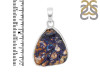 Azurite Druzy Pendant-SP AZR-1-94