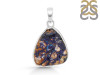 Azurite Druzy Pendant-SP AZR-1-94