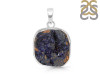 Azurite Druzy Pendant-SP AZR-1-95