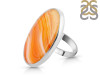 Banded Agate Adjustable Ring-R BAG-2-28
