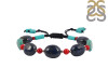 Lapis / Turquoise / Red Coral Beaded Bracelet BDD-11-108